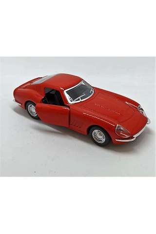 Nostaljik Klasik Metal Çek Bırak Araba Kırmızı Kapılar Açılır 1/36 Ölçek Mod:6 Diğer