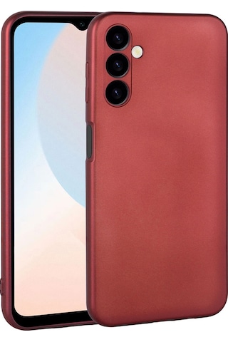 Zore Galaxy Uyumlu A24 Kılıf Premier Silikon Kapak - Kırmızı Kirmizi