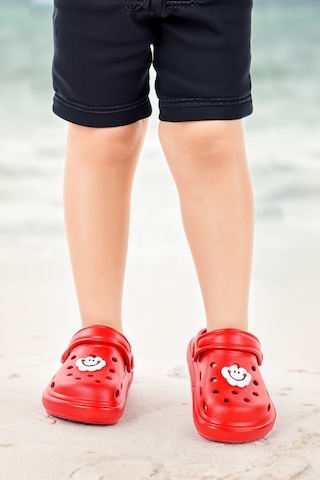 Kiko Kids Eva Plaj Havuz Okul Kreş Erkek Çocuk Terlik Twg 755 Kırmızı