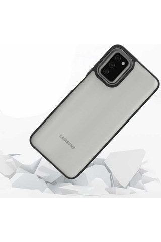 Zore Samsung Galaxy Uyumlu A03s Kılıf Omsy Flora Kapak - Yeşil