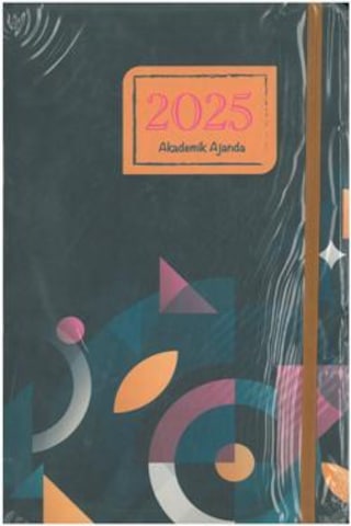 Özkan 2025 Akademik Ajanda Haftalık Ciltli 17x24 Turuncu Çok Renkli