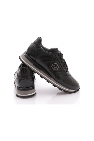Dgn 6275 Erkek Bağcikli Sneakers Ayakkabi Siyah Açma