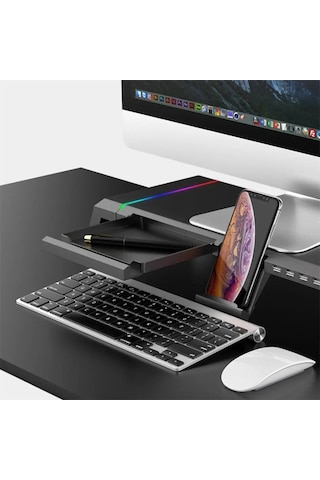 Monozone Bilgisayar Monitör Yükseltici Laptop Sehpası Rgb 4