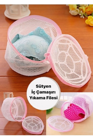 Sütyen İç Çamaşırı Bikini Yıkama Filesi /tam Korumalı Fermuarlı Hashas İç Çamaşırı Yıkama Filesi