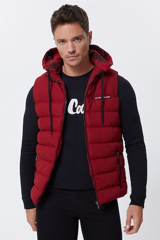 Lee Cooper Caspian Erkek Yelek Bordo-15319