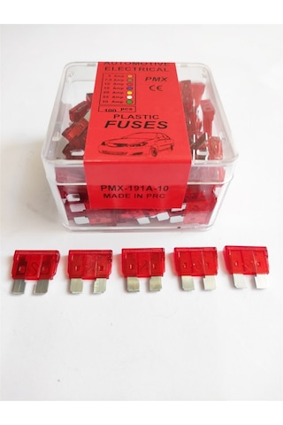 Replax 10 Amper Yassı Bıçak Sigorta 100'lü Paket