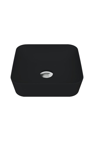 Creavit Ultra Kare Çanak Lavabo 40cm Mat Siyah Ul040-00sm00e-0000