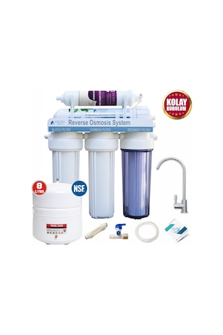 Piksel Aqua 5 Aşamalı Pompasız Açık Kasa Su Arıtma Cihazı