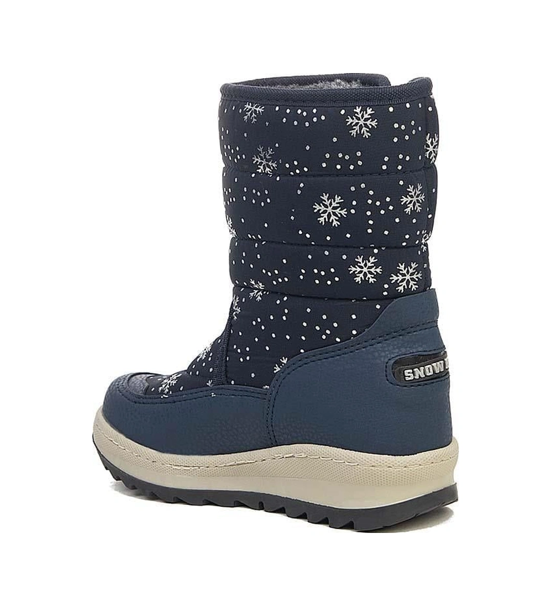 80 Çocuk Okul Öncesi İçi Tüylü Kar Botu Lacivert