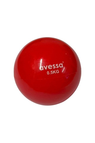 Özel Üretim Vücut Gym Ekipmanı Ptb-10 Plates Toning Ball 0,5 Kg Kırmızı