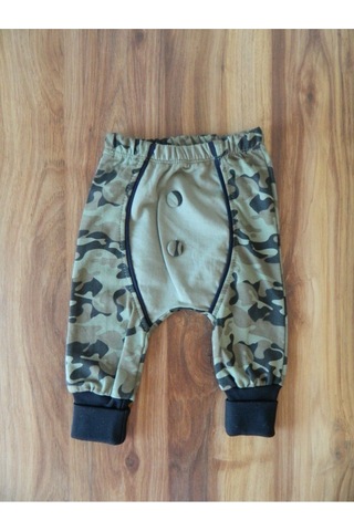 Erkek Bebek Kamuflaj Takım 2'li Yeşil