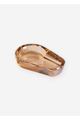 The Mia Kristal Puro Küllüğü Amber 12x8 Cm