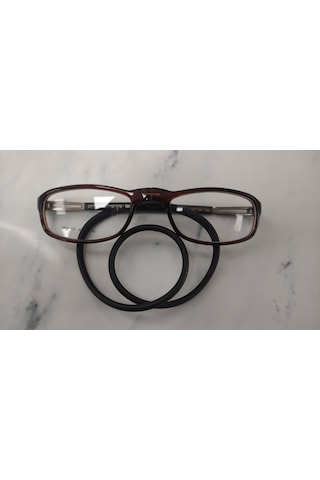 Vinaldi Vi629 Unisex Mıknatıslı Medium Mavi Işık Korumalı Gözlüğü Şeffaf - Kahverengi