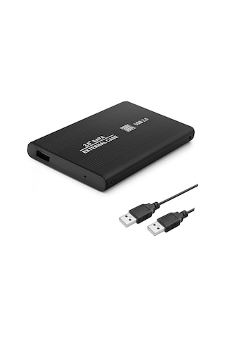 Hdd Kutu Usb2.0 Metal Sata 2.5" Siyah Hdx1758 Evimdeyokyok