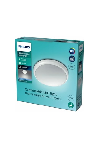 Philips Doris 6 W Tavan Armatür Ilıkbeyaz 4000k Işık Ip44 Diğer