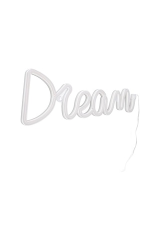 Led Neon Işık Rüyası Pil Usb İle Çalışan Neon Duvar Lambası Yatak Odası Oturma Odası Bar Partisi İçin Mavi