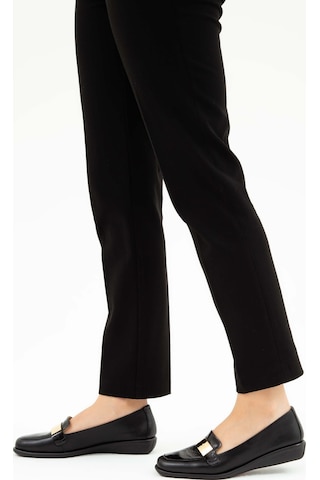 Relax Anatomic Kadın Hakiki Deri Siyah Comfort Ayakkabı 611 E2252 Bn Ayk Y19 Black/vernıce Black Siyah