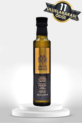 Green Amour Erken Hasat %100 Natürel Sızma Zeytinyağı  Soğuk Sıkım 250 ML
