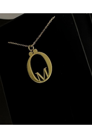 Hifadiamond Harf Kolye Çelik Kolye