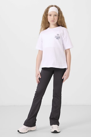 Tommylife Antrasit Esnek Standart Fit Basic Performans İspanyol Paça Kız Çocuk Tayt - 75193 Antrasit
