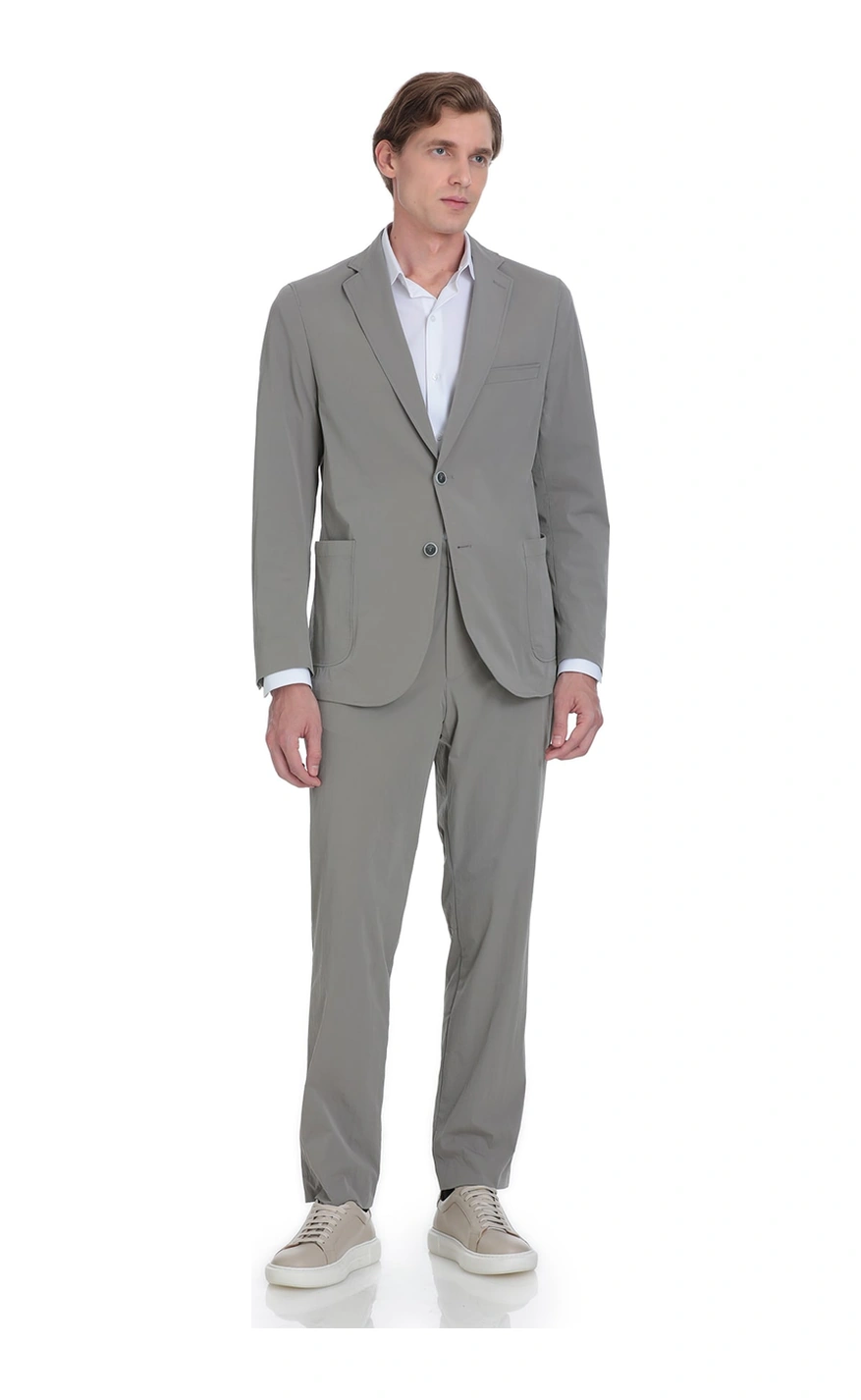 Saykı Vizon Comfort Fit Mono Yaka Casual Takım Elbise 2948353 Vizon