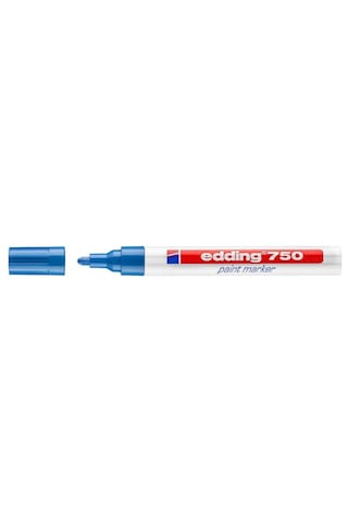 Edding E-750 Tam Örtücü Boya Kalemi Mavi