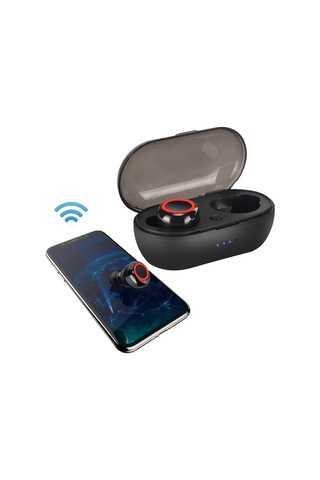 Samdoo Y50 Bluetooth 5.0 Tws Kulaklık, Dokunmatik Kontrol, Gürültü Azaltıcı Mikrofon, 450mah Şarj Kutusu, Siyah