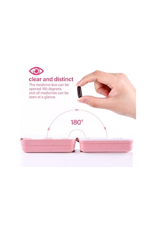 Likeable 9-ızgara Hap Kutusu,taşınabilir Hap Kutusu,büyük Kapasiteli Bölmeler,seyahat Hap Kabı,ilaç Dağıtıcı,hap Çantası,vitaminler, Balık Yağları Veya Takviyeler Için Hap Kutusu Mor 1 1