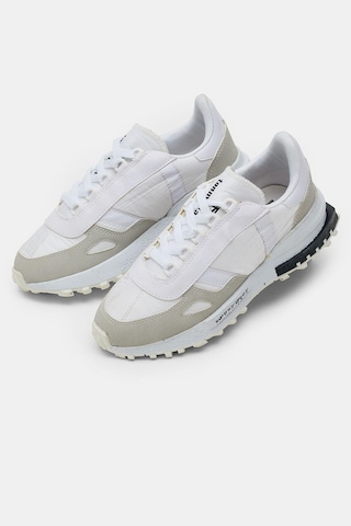 Tonny Black Kalın Termo Taban Yazı Detaylı Retro Stil Günlük Unisex Beyaz Gri Spor Ayakkabı Tbhkn005 Beyaz Gri