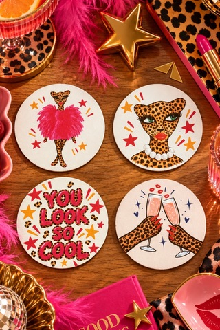 You Look So Cool, Wild Party Temalı 4 Lü Bardak Altlığı Set 9 Cm, 3 Mm Ahşap Mdf, Dijital Baskı - 926985224 Diğer You Look So Cool, Wild Party Temalı 4 Lü Bardak Altlığı Set 9 Cm, 3 Mm Ahşap Mdf, Dijital Baskı - 926985224 Diğer