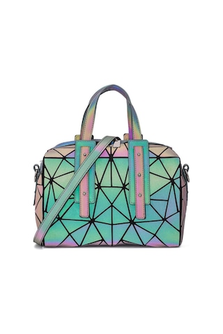 Moda Kadın Çantası Omuz Çantası Aydınlık Haberci Çantaları Geometri Çapraz Çanta Yüksek Kapasiteli Black1 Çok Renkli