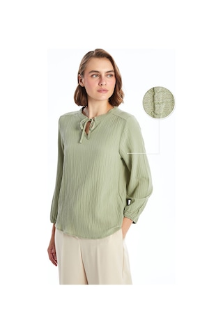 Lcw Bağlamalı Yaka Dokulu Kadın Bluz
