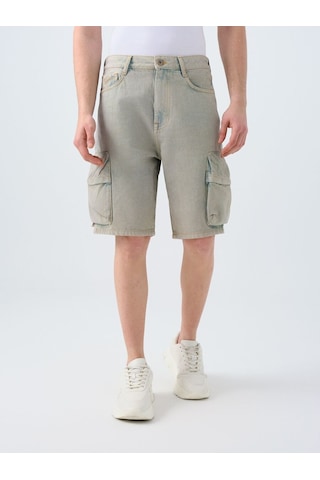 LOFT Baggy Fit Erkek Şort Lf2039635 Q1.v1 Denim