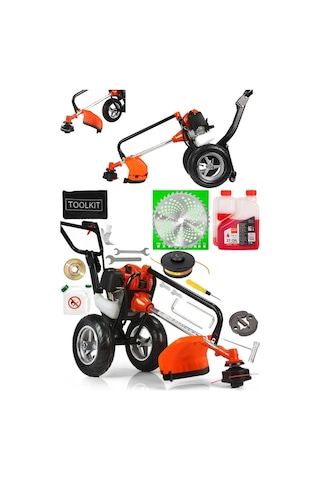 Deko Turkey DK2000B 2 Zamanlı Benzinli Tekerlekli Tırpan Ot Biçme