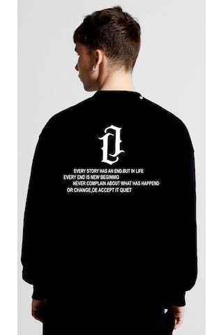 Ay Montana Letter 2 Baskılı Sweatshirt Alt Üst Takımı Rsatk011 Çok Renkli