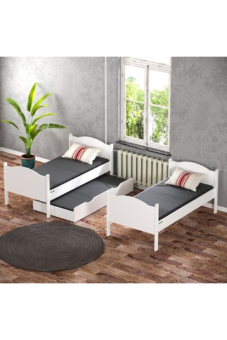 Garaj Home Nefes Yavrulu 90x190 Ranza - Beyaz Diğer