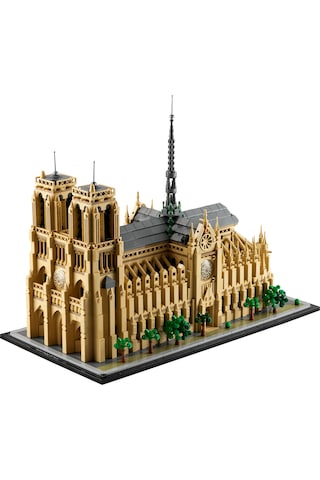LEGO® Architecture Notre Dame Katedrali 21061 - Yetişkinler için Dekoratif ve Sergilenebilir Model Yapım Seti (4383 Parça)