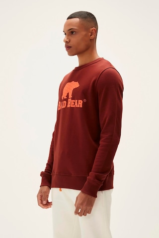 Bad Bear Logo Crewneck Erkek Sweatshirt-25278 - Kahverengi