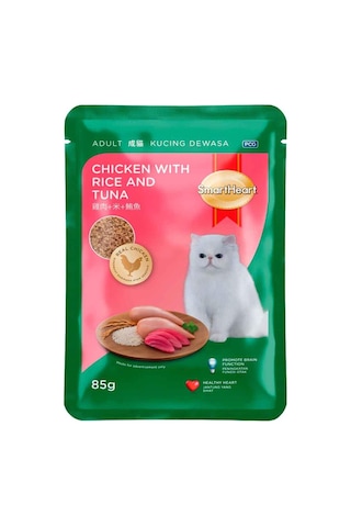 Smart Heart Kedi Konservesi Tavuk Pirinç Ve Ton Balıklı 85 Gr