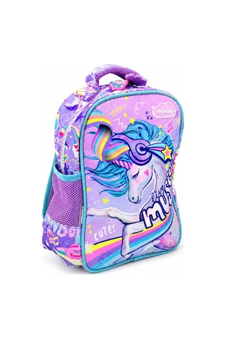 Chımola Unicorn Sırt Çantası 12" Çok Renkli