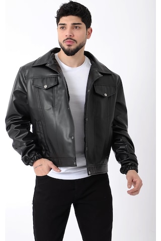 Kolu Lastikli Çıtçıtlı Suni Deri Mont Str 5021-50311 001