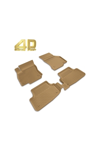 Sahler Nissan X-trail 2014+ Sahler Oto Bej Renk 4.5d Araca Özel Paspas Seti