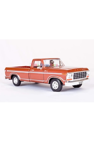Motor Max 1:24 1979 Ford F-150 Custom Kahverengi Kamyonet Kahve