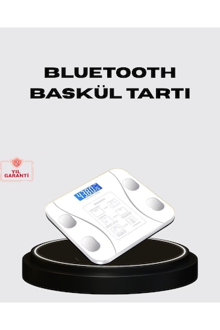 Northcity Akıllı Vücut Analiz Tartısı Bluetooth Bağlantılı 8 Ölçüm Verili Dijital Baskül Kilo Ve Sağlık Takibi