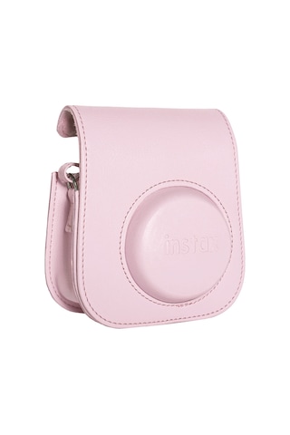 Instax Mini 12 Pembe Deri Çanta