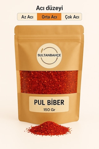 Sultanbahçe Pul Biber - Doğal- Katkısız - Baharat- Yoğun Aromalı Baharat - Pulbiber