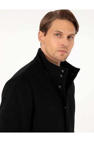 Pierre Cardin Erkek Siyah Palto 50291020-vr046 Siyah