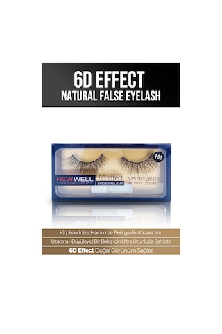 New Well P01 6D Effect Natural False Eyelash