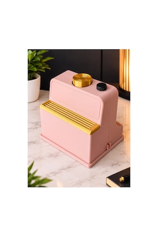 Sincara Home Coffee Print Kahve Üzeri Desen Yapma Makinesi Latte Art Ve Kahve Köşesi Aksesuarı 3d Baskı Kahve Sunumuna Yeni Bir Devrim Pembe - Altın