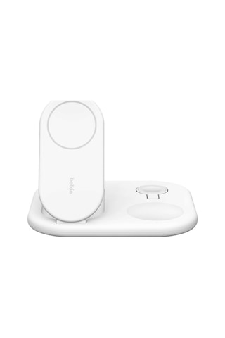 Belkın Qi2 WIZ029VFWH 15W 3 İn 1 Manyetik Şarj Cihazı Beyaz
